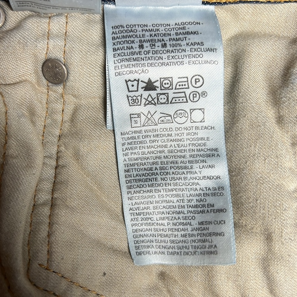 559‎ Relaxed Straight Fit Men's Jeans Size W42 L30 - Picture 5 of 12